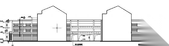 北京某住宅小区配套三层商业楼建筑施工图cad施工图下载【ID:167499101】