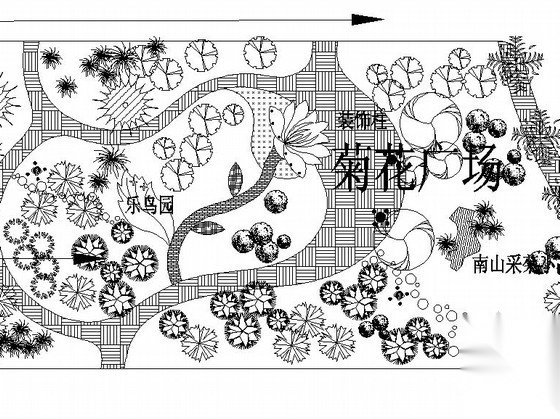 某广场植物种植施工图设计施工图下载【ID:161050117】