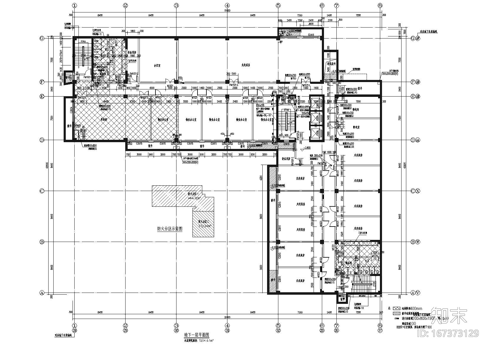 [北京]昌平区中科创新园区建筑项目施工图cad施工图下载【ID:167373129】