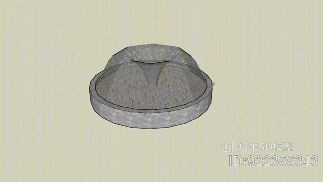 喷泉SU模型下载【ID:922355343】