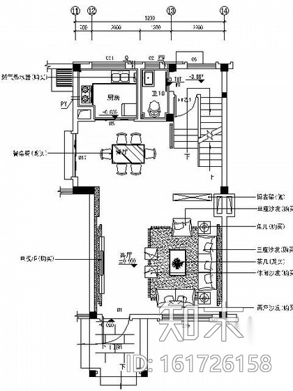 [安徽]豪华住宅样板房N96施工图（含实景）cad施工图下载【ID:161726158】