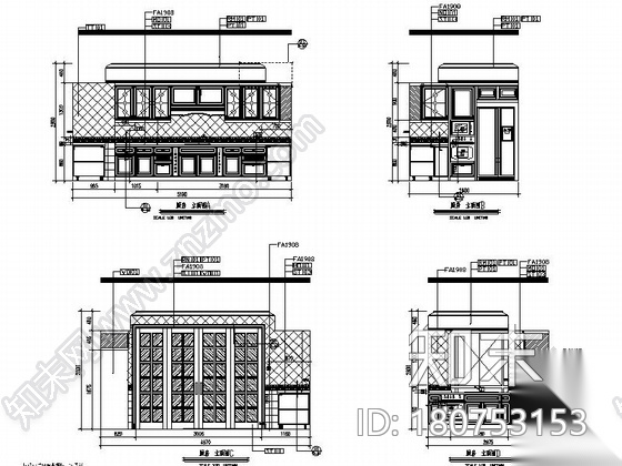 [山东]精装欧式豪华样板间装修施工图(含实景)cad施工图下载【ID:180753153】