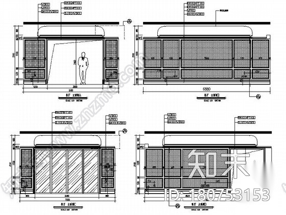 [山东]精装欧式豪华样板间装修施工图(含实景)cad施工图下载【ID:180753153】