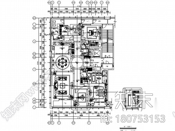 [山东]精装欧式豪华样板间装修施工图(含实景)cad施工图下载【ID:180753153】