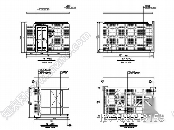 [山东]精装欧式豪华样板间装修施工图(含实景)cad施工图下载【ID:180753153】