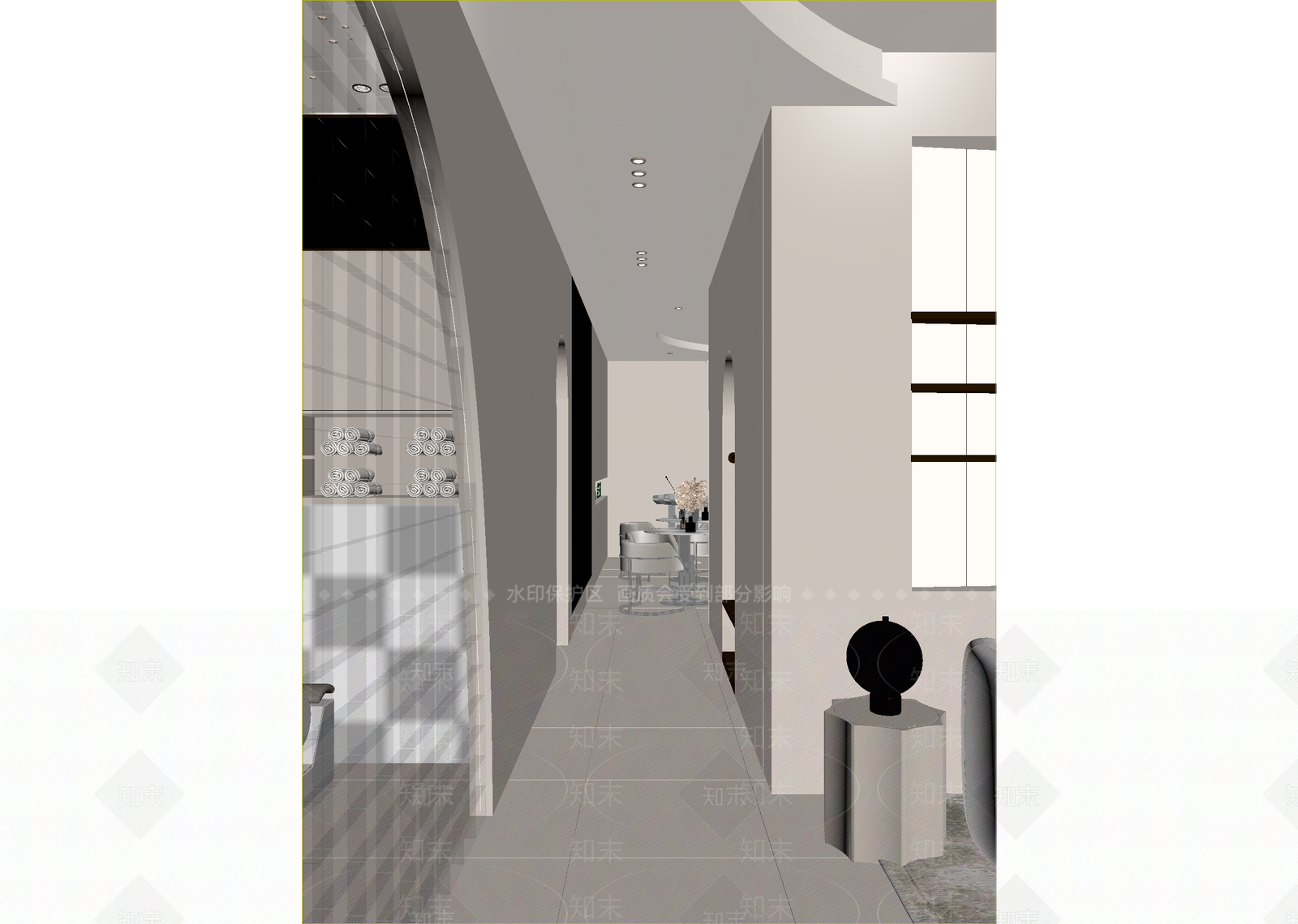 侘寂玄关3D模型下载【ID:1214817168】