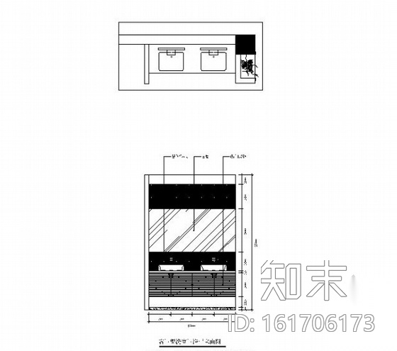 [杭州]某时尚男装品牌专卖店装修施工图（含效果）cad施工图下载【ID:161706173】