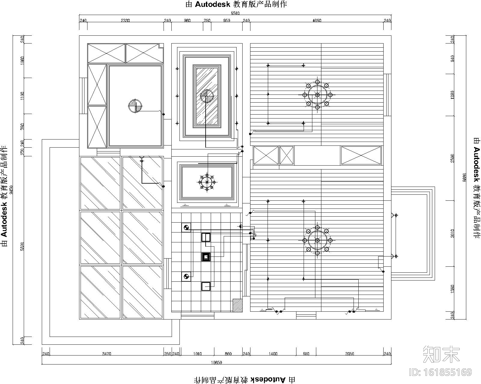 35款天花顶棚图CAD图库大全cad施工图下载【ID:161855169】