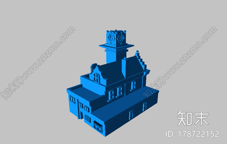 多伦多城市里的建筑模型3d打印模型下载【ID:178722152】