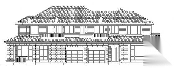 浅水湾阳光水岸某二层别墅建筑、给排水方案图施工图下载【ID:149921161】