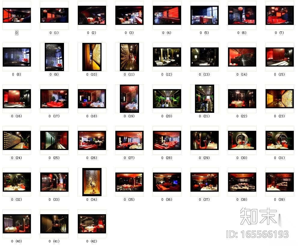 [北京]中国新理念餐厅施工图（含实景）施工图下载【ID:165566193】