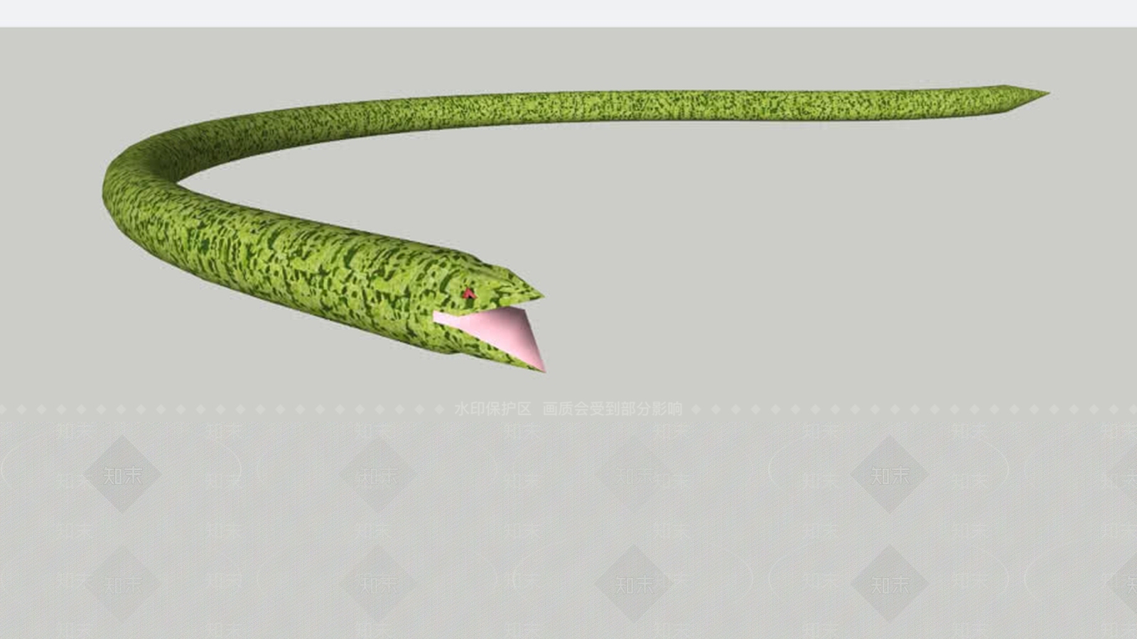 蛇SU模型下载【ID:1162601707】
