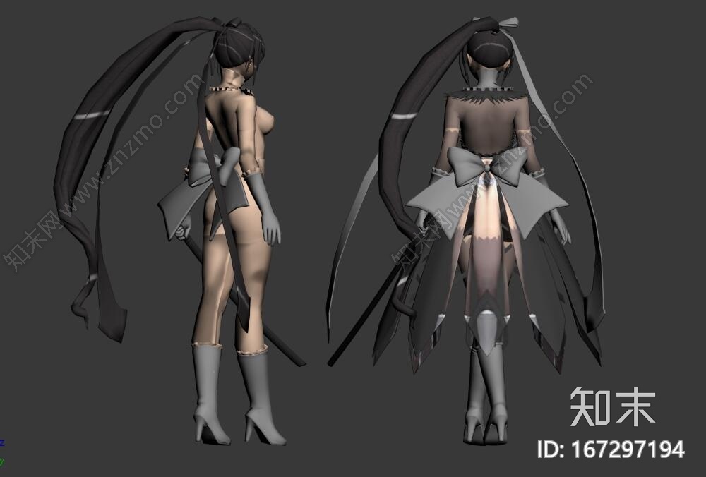 性感美女模型CG模型下载【ID:167297194】