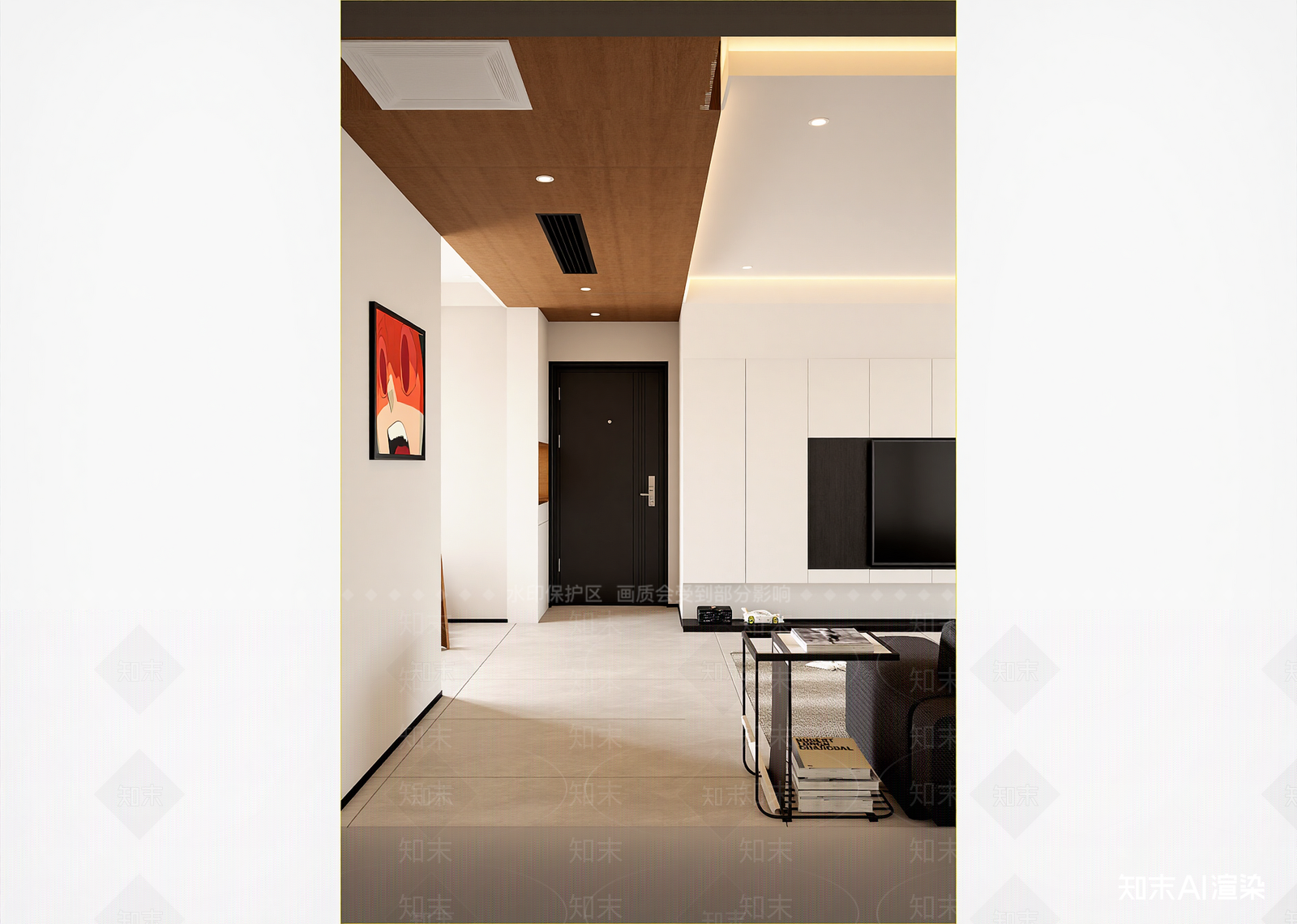 现代玄关3D模型下载【ID:1215024973】