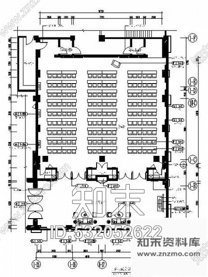 施工图五星酒店多功能会议室施工图cad施工图下载【ID:532052622】