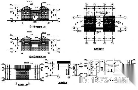 公共卫生间厕所建筑cad施工图下载【ID:167244151】