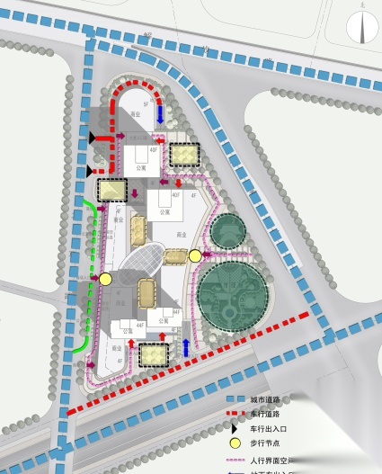 郑州二马路地块规划设计方案文本cad施工图下载【ID:151474176】