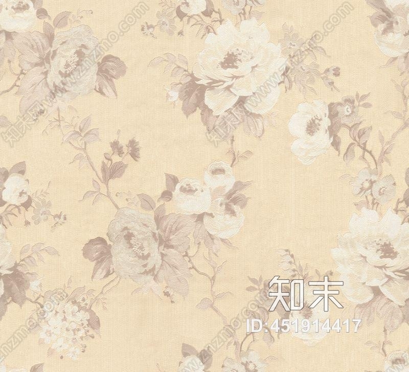 美式乡村田园碎花墙纸贴图下载【ID:451914417】