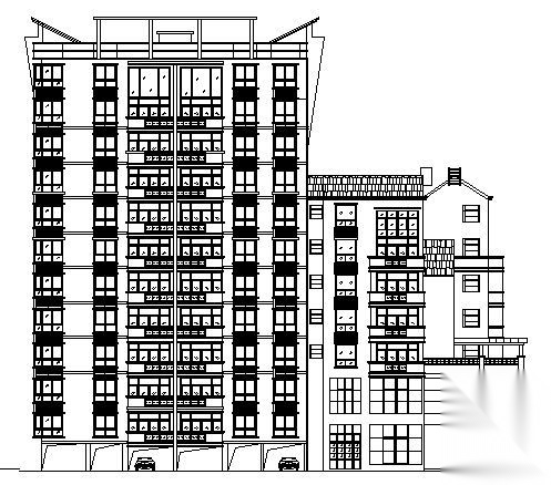 [赣州]某商住结合小区建筑规划方案套图cad施工图下载【ID:166702160】