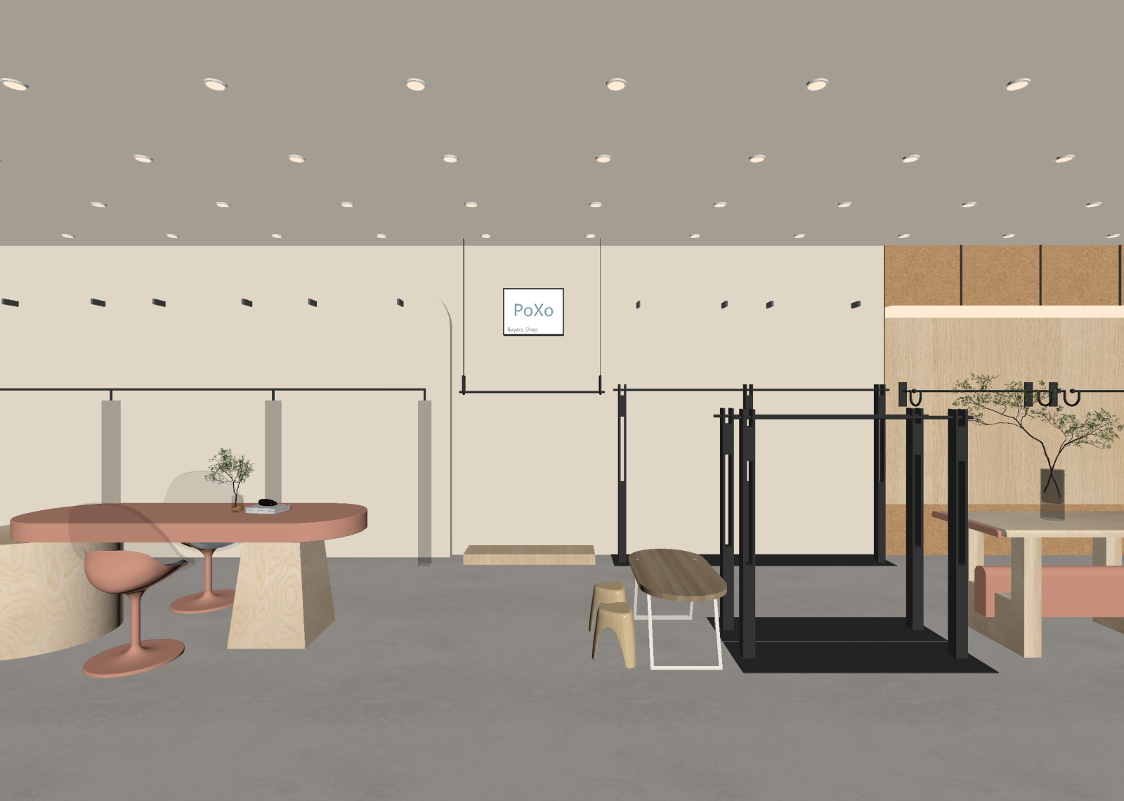现代家具展厅3D模型下载【ID:1214755525】