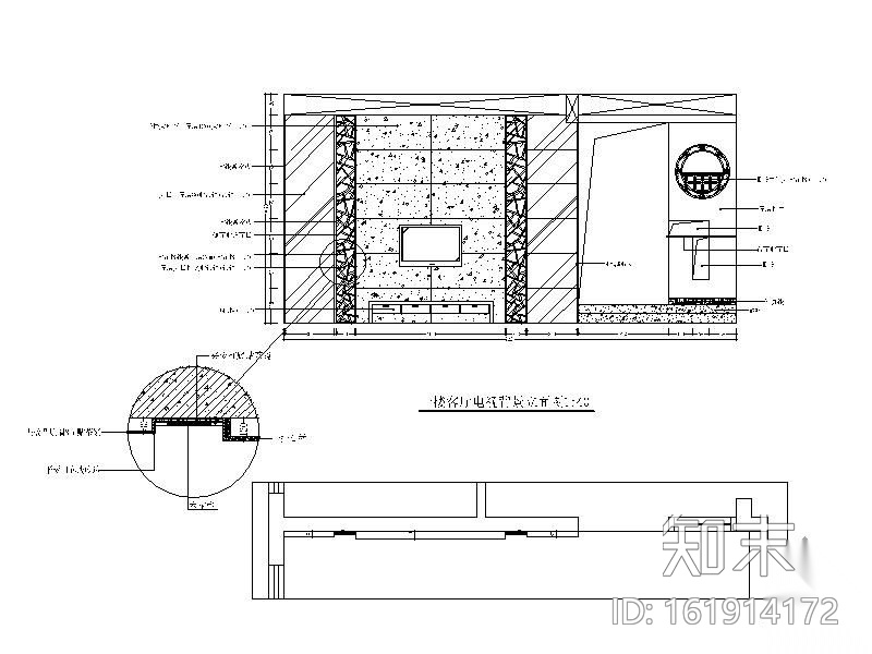 三层豪宅别墅施工图cad施工图下载【ID:161914172】