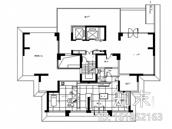 [南京]知名楼盘D3栋会所施工图（含材料图）施工图下载【ID:161852163】
