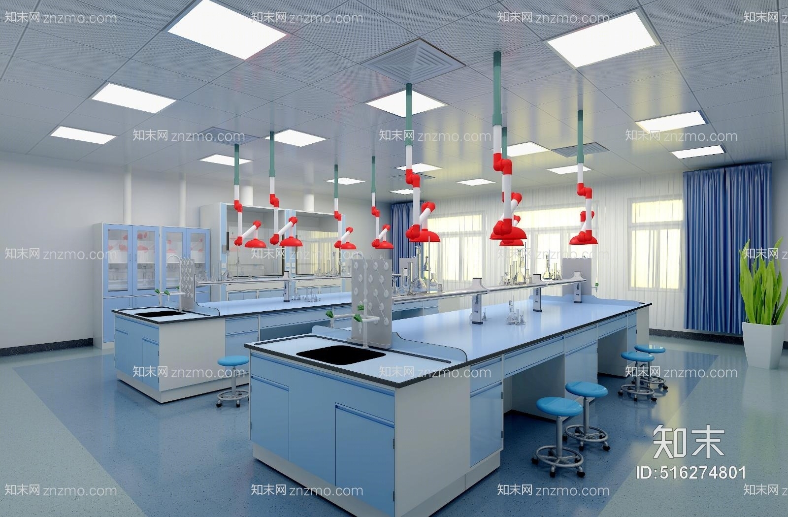 现代化学实验室3D模型下载【ID:516274801】