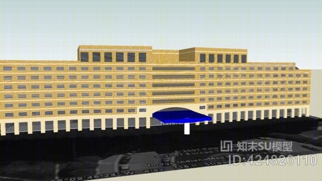 美以美医院SU模型下载【ID:424826110】