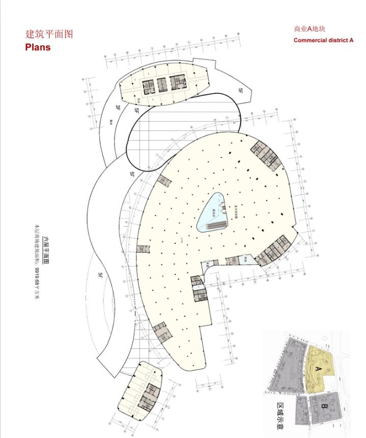 [山东]高层多业态现代风格城市综合体建筑设计方案文本cad施工图下载【ID:167512125】