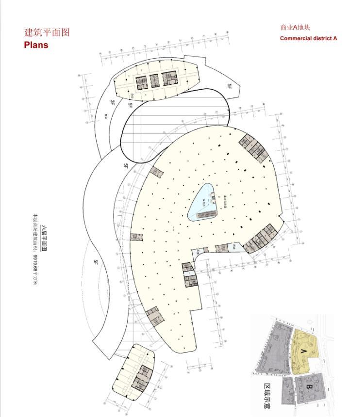 [山东]高层多业态现代风格城市综合体建筑设计方案文本cad施工图下载【ID:151737122】