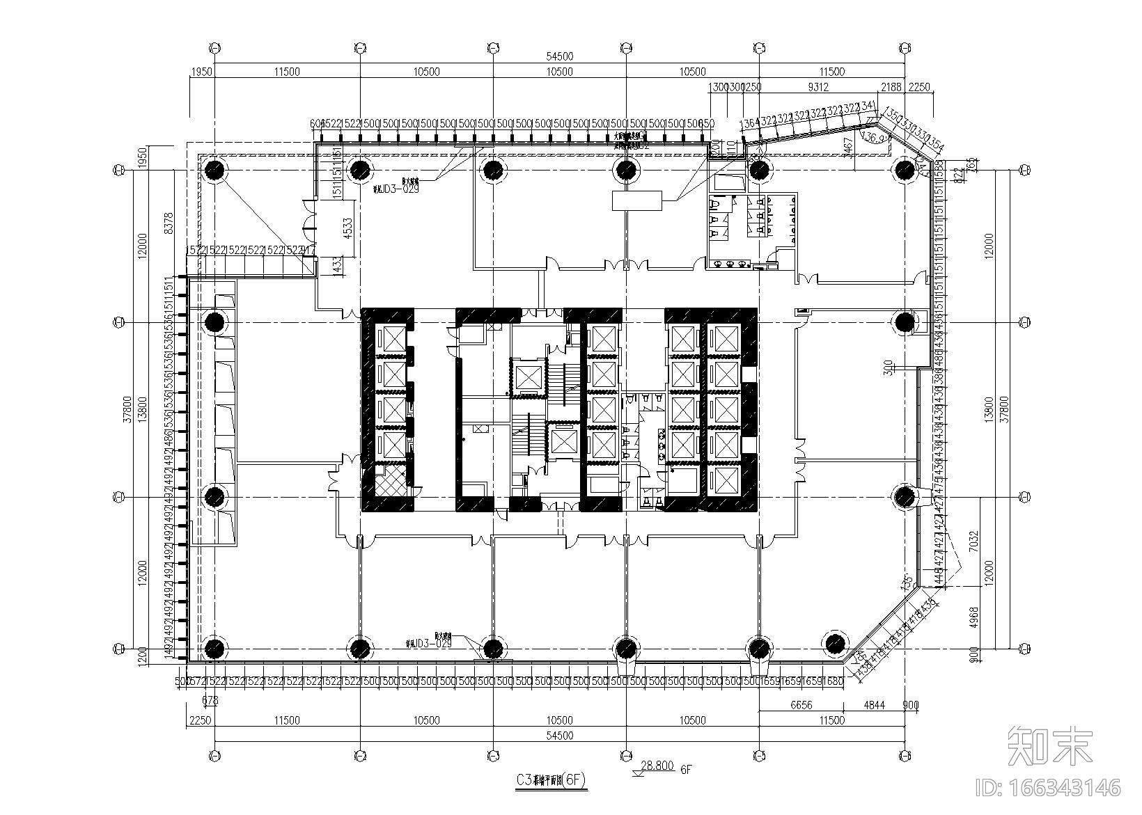 广州3栋超高层(办公楼+酒店)幕墙施工图204施工图下载【ID:166343146】