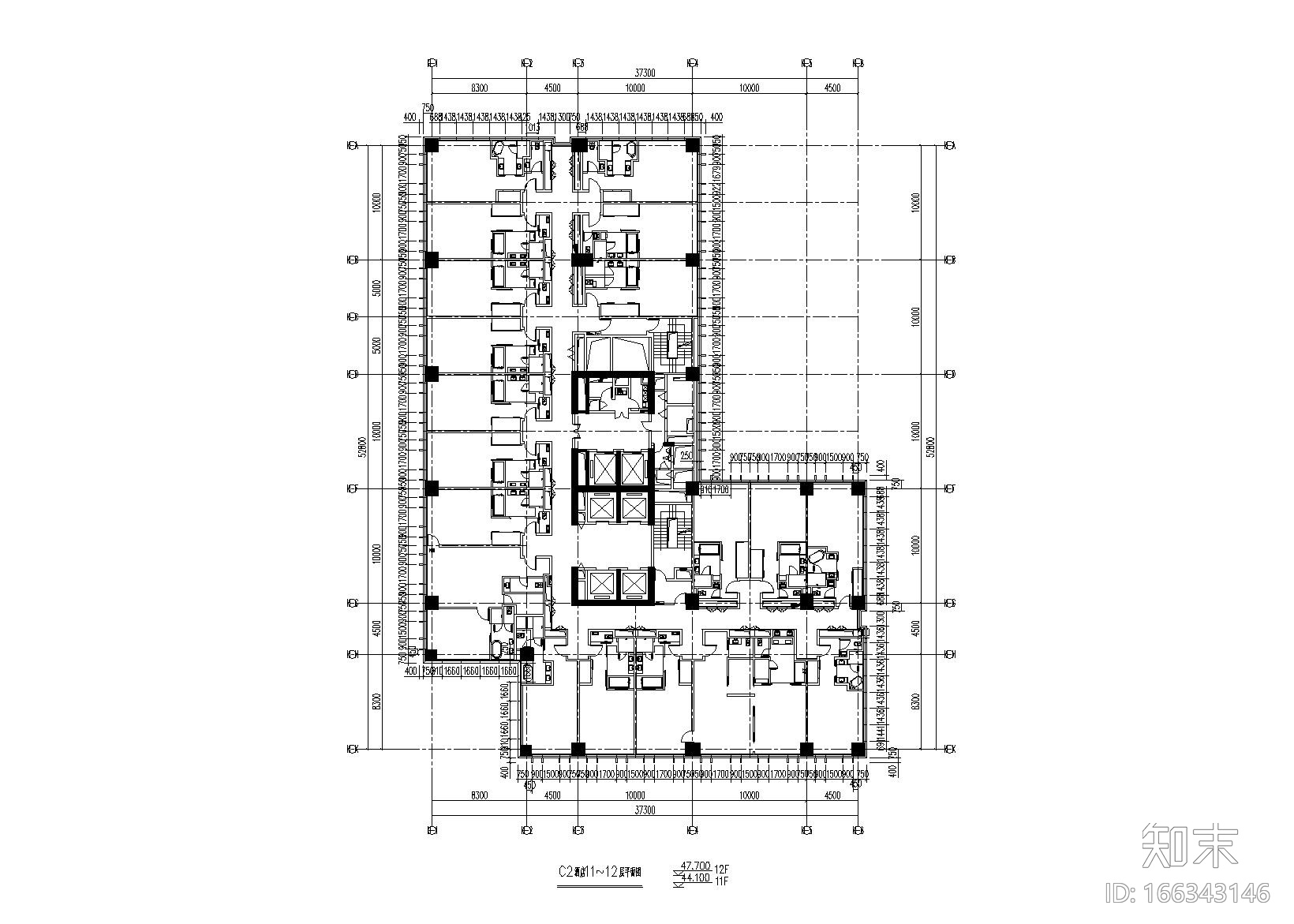 广州3栋超高层(办公楼+酒店)幕墙施工图204施工图下载【ID:166343146】