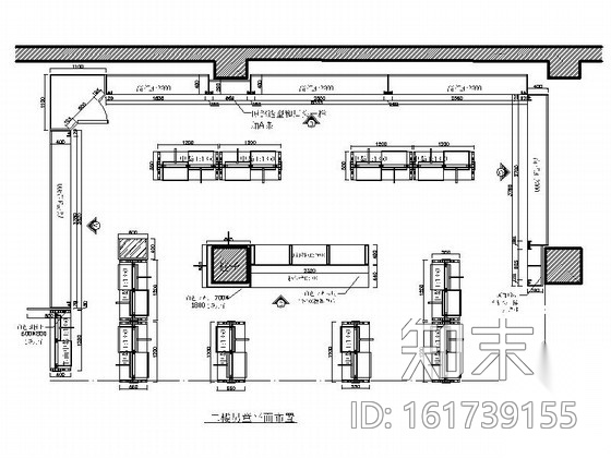 [重庆]综合性购物广场现代男童装专卖店装修施工图施工图下载【ID:161739146】