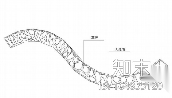 某公园道路设计施工图cad施工图下载【ID:164855120】