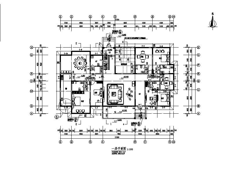 [宁夏]二层欧式农村自建房别墅施工图施工图下载【ID:160719176】