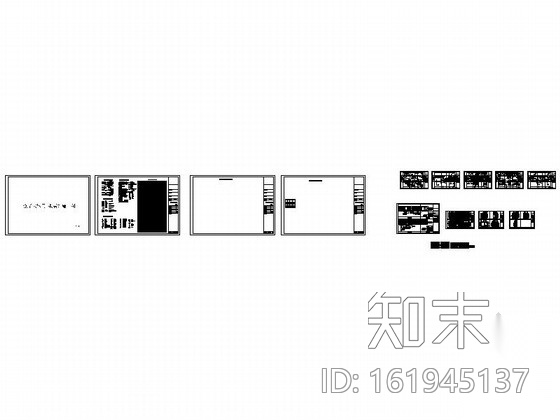 [杭州]高档连锁酒店新古典豪华套房装修图cad施工图下载【ID:161945137】