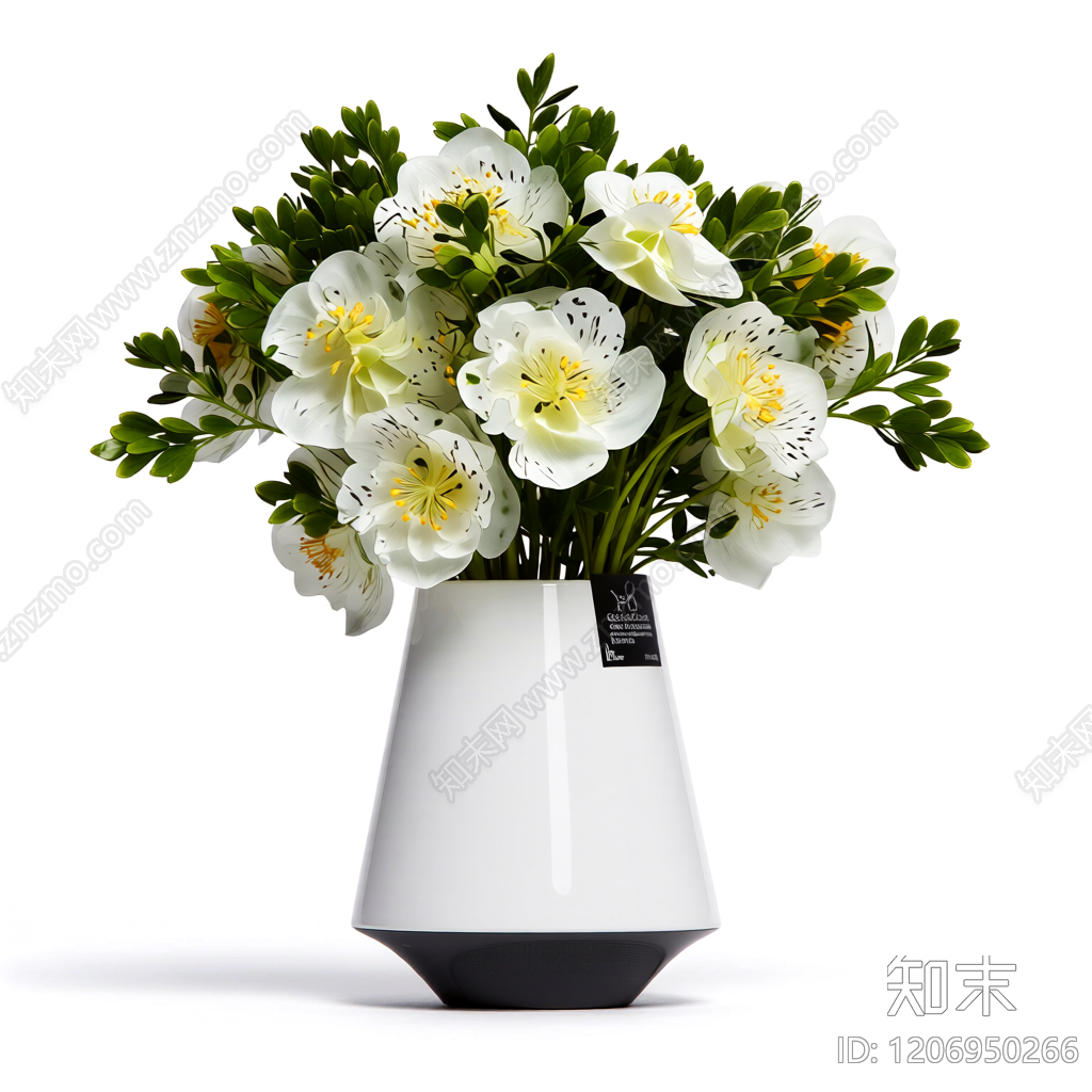 花瓶插花装饰品3D模型下载【ID:1206950266】