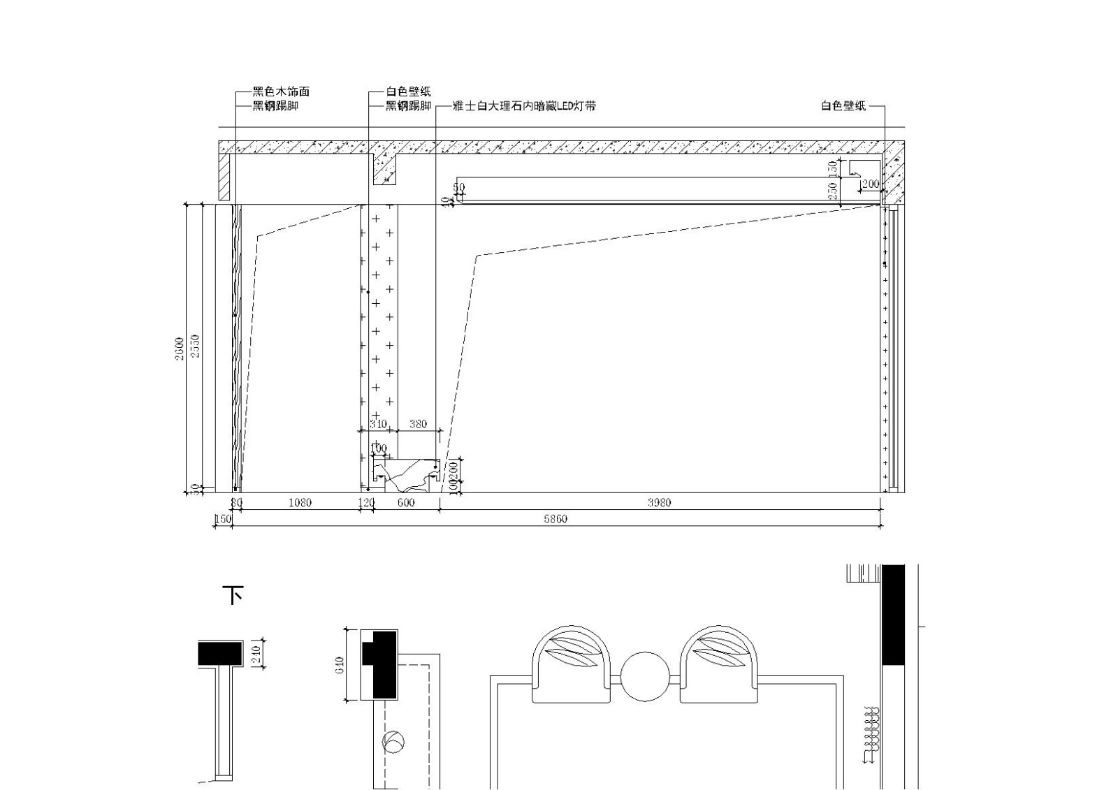 [北京]-亿城燕西华府四层联排别墅施工图施工图下载【ID:160103172】