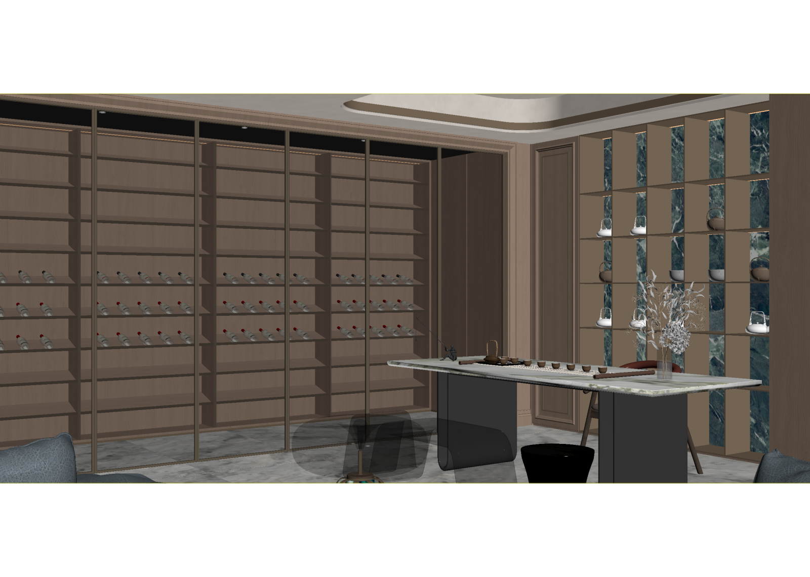 现代酒馆3D模型下载【ID:1214636999】