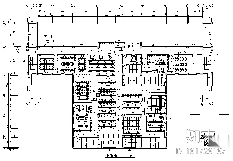 现代简约办公空间设计全套施工图效果图(某知名装饰公司...cad施工图下载【ID:161726167】