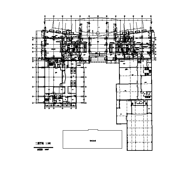 高层现代风格商业办公综合体建筑施工图cad施工图下载【ID:151395107】