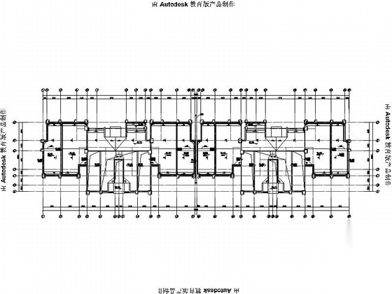 [安徽]Artdeco风格三十二住宅安置区建筑施工图（画图精...施工图下载【ID:168084180】