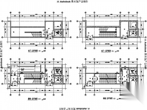 [安徽]Artdeco风格三十二住宅安置区建筑施工图（画图精...施工图下载【ID:168084180】