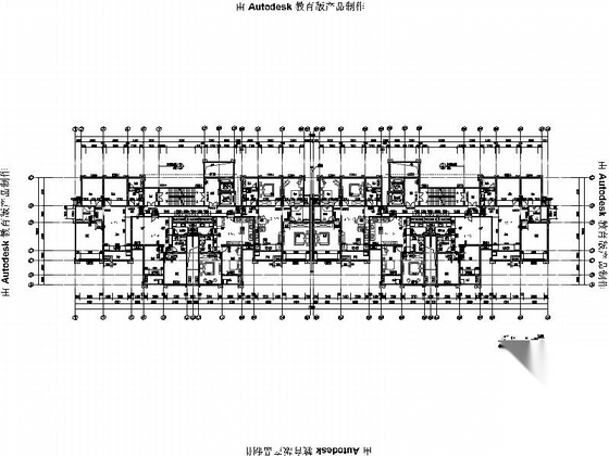 [安徽]Artdeco风格三十二住宅安置区建筑施工图（画图精...施工图下载【ID:168084180】