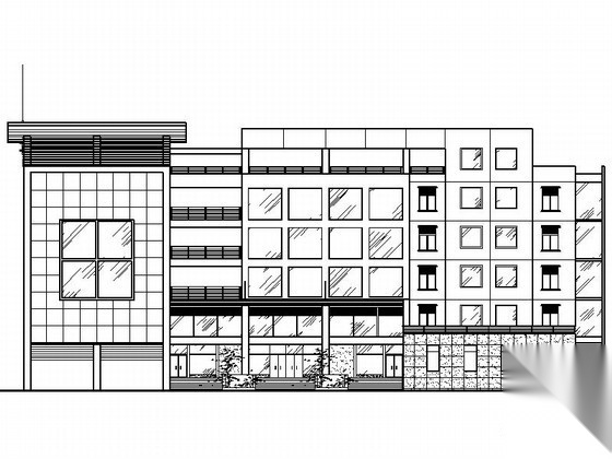 某公安局六层110指挥中心建筑方案图施工图下载【ID:167507143】