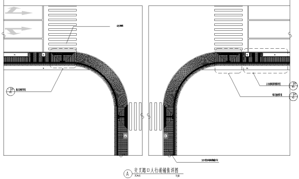 [浙江]城市中心主干道生态道路景观带改造设计全套施工图cad施工图下载【ID:160911113】