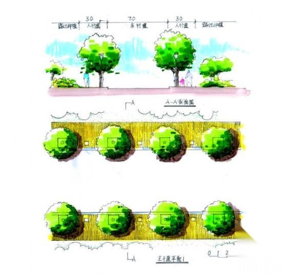 某小区环境景观设计方案cad施工图下载【ID:161121105】