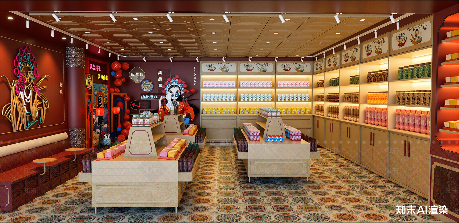 现代其他店铺SU模型下载【ID:1216017871】