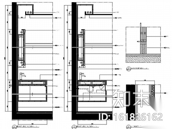 [浙江]高档地下室休闲会所室内装饰设计CAD施工图cad施工图下载【ID:161836162】