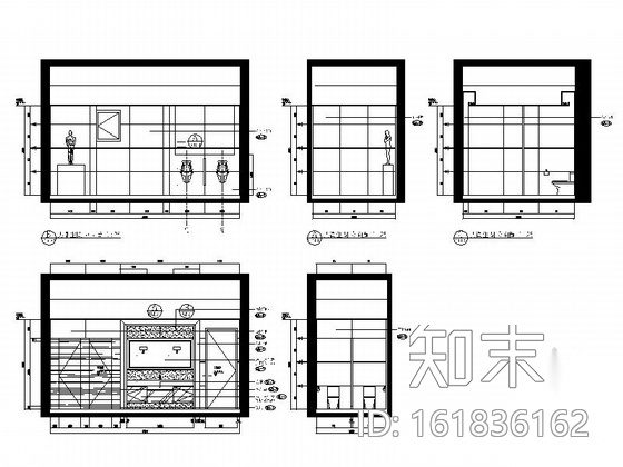 [浙江]高档地下室休闲会所室内装饰设计CAD施工图cad施工图下载【ID:161836162】